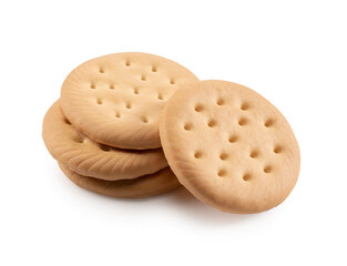 Cookies placed on a white background.