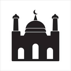 mosque icon vector design template