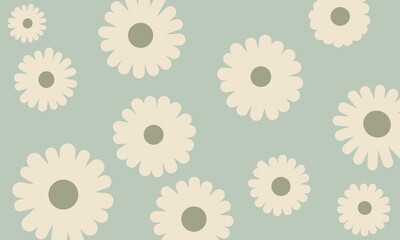 Fototapeta premium Irregular floral pattern. flower texture