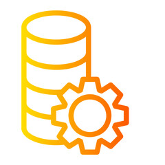 Database Management gradient icon