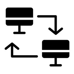 Monitor Screen glyph icon
