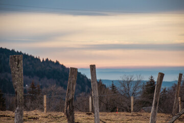 Obraz premium sunrise over the mountains