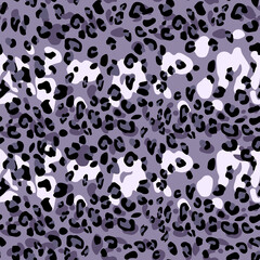 Abstract modern leopard seamless pattern. Animals trendy background. Color decorative vector stock illustration for print, card, postcard, fabric, textile. Modern ornament of stylized skin
