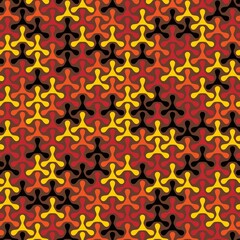 Modern seamless pattern red, orange, yellow and black colored texture