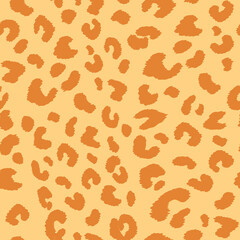 Abstract modern leopard seamless pattern. Animals trendy background. Color decorative vector stock illustration for print, card, postcard, fabric, textile. Modern ornament of stylized skin