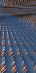 Fototapeta premium colourful harbor lights with ripples from water reflection pattern and design