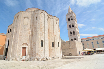 Obraz premium chiesa san donato a zaravecchia biograd in croazia
