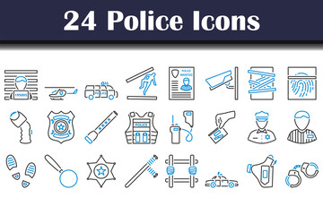 Police Icon Set