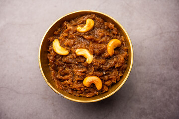 Kashi halwa or kasi halva is one of the classic and traditional dessert of Karnataka made using Ash Gourd or white pumpkin or kaddu