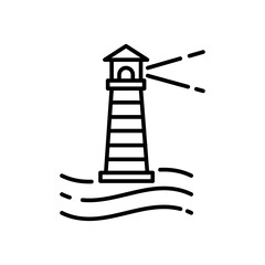 Light house icon vector.