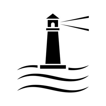Light house icon vector.