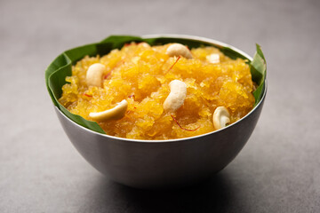 Apple sheera or pudding or halwa