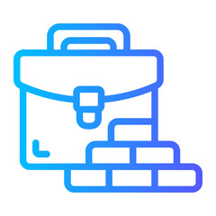 Fototapeta premium Flat Gradien gradient icon
