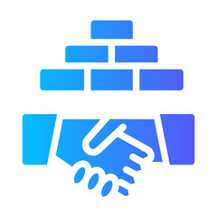 Flat Gradien gradient icon