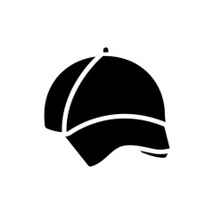 Hat icon. Suitable for accessories icon. Solid icon style, glyph. Simple design editable