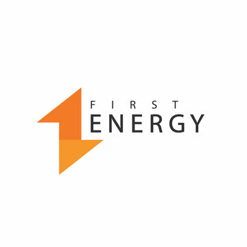 Number one Energy Logo Design Template