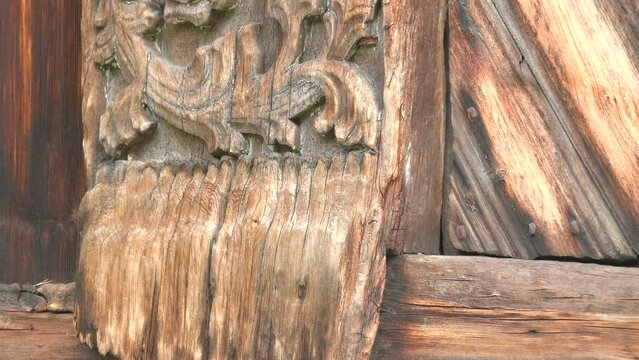 historic 200 year old storehouse kviteseid telemark norway wall carving details tilt up