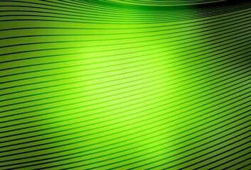 Light Green, Yellow vector backdrop with bent lines.
