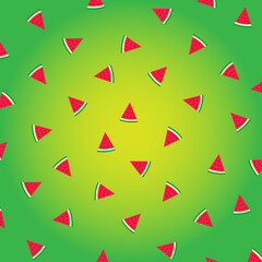 watermelon pattern for background. Seamless background with watermelon. Pieces of watermelon on background. Summer time. A simple pattern. jpg image illustration.