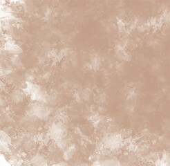 Brown watercolor texture. Abstarct hand drawing design vector