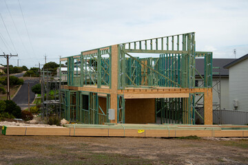 Construction of a Suburban House