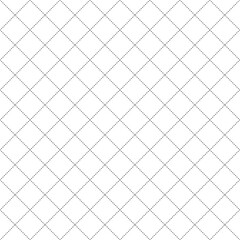 White grid paper background.Dotted line rhombus or square.Geometric shape pattern.Cross diagonal lines.Patchwork quilt.Repeating ornament wallpaper.Texture or surface.Vector illustration.