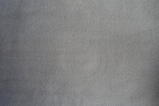 View of gray wool, viscose and polyester jersey fabric from above