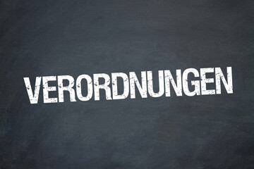 Obraz premium Verordnungen