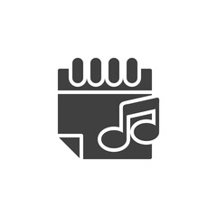 Music concert events vector icon