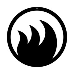 Black solid icon for Conical rounded