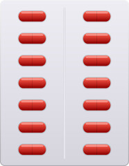 Pills clipart design illustration