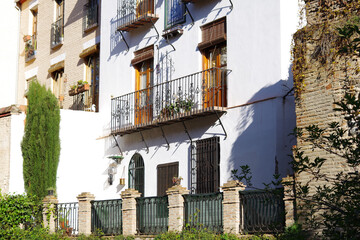 Fototapeta na wymiar Maison andalouse du quartier de l'Albaicin