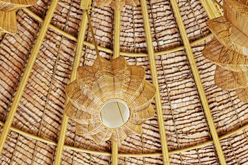 Decorative of the lamps on ceiling
