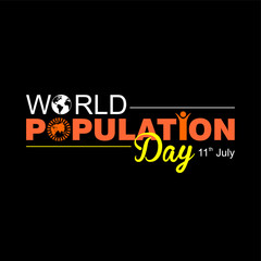 Obraz premium illustration of world population day concept