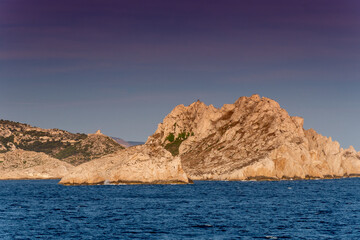 Fototapeta premium Sunset on the Calanques