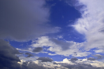Summer cloudy sky.