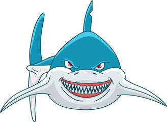 Shark drawing clipart design illustration