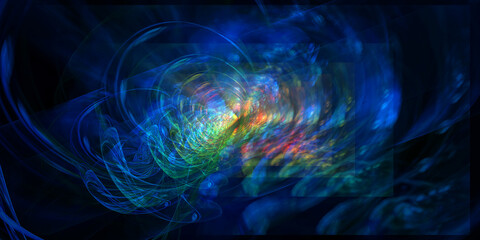 Fraktal Hintergrund Design Vorlagen für Druck und Websites