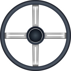 Steering wheel clipart design illustration