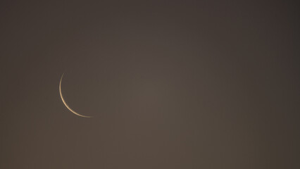 a magic crescent moonrise
