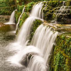 A waterfall in the Brecon Beacons