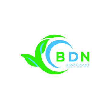 BDN logo design initial creative leaf letter logo. BDN unique letter logo design.
BDN vector logo simple, elegant and luxurious, leaf eco logo shape. 
