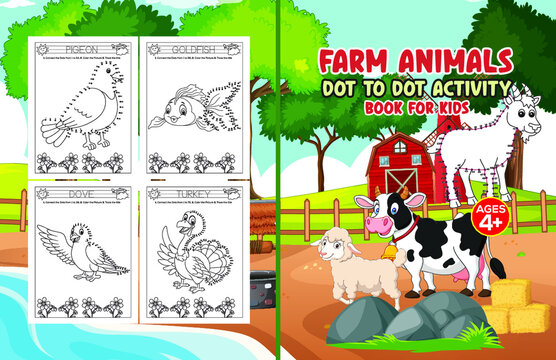 Dot markers activity book animals: Dot markers activity coloring book  animals for kids and Girls ages 3-5.. Ages 8-12 (Paperback) 