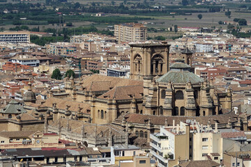 Obraz premium Spain. Historical center of Granada