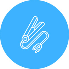 Obraz premium Hair iron Icon