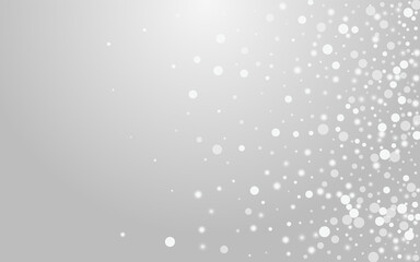 Silver Flake Vector Grey Background. Overlay