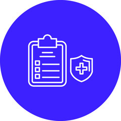 Fototapeta premium Medical Insurance Icon
