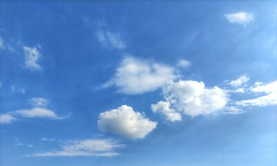 Blue sky with clouds