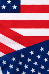 Fototapeta premium Concept of Independence day or Memorial day. Flag background full frame.