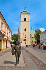 Monument of Tadeusz Nalepa in Rzeszow, Subcarpathian Voivodeship, Poland